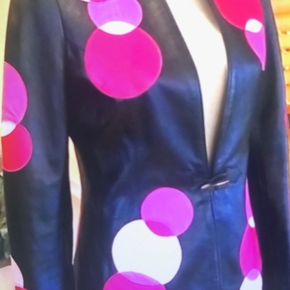 Belle Sport Jackets & Blazers - 💕Belle Sport Dot Leather Jacket